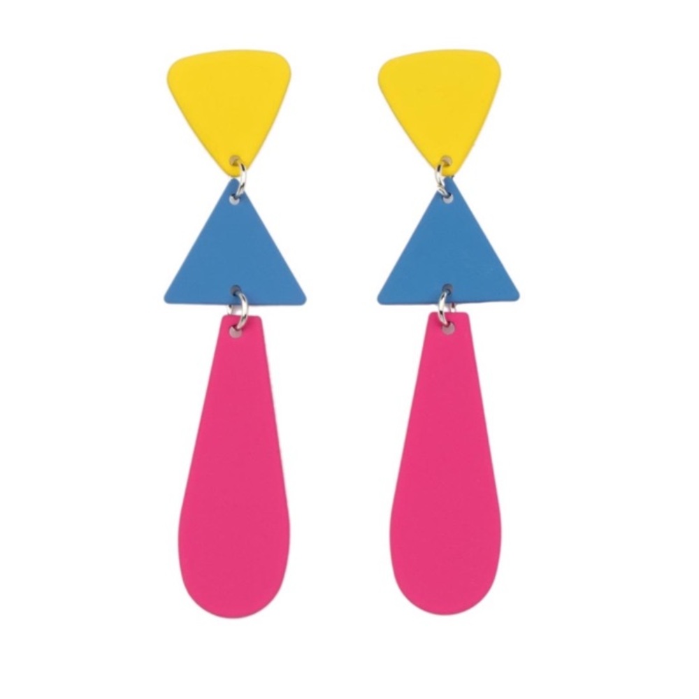 “Try your Angle” Matte Earrings